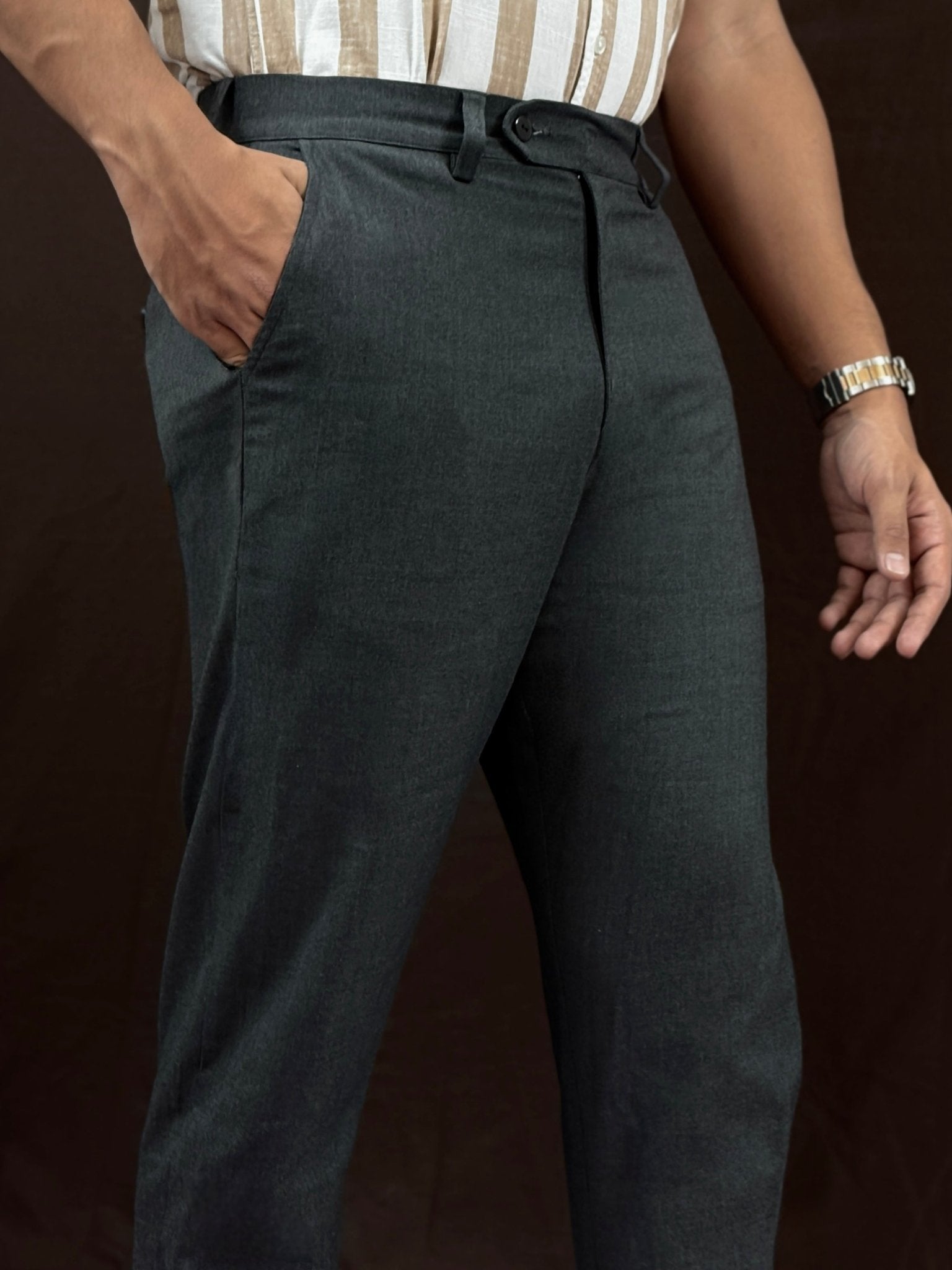 Charcoal Crest High Waisted - Viero