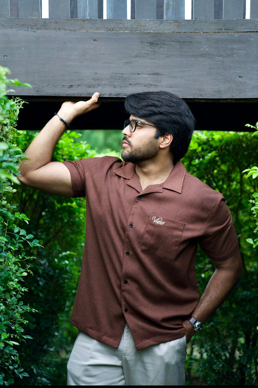Espresso Drift Cuban Shirt - Viero
